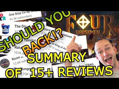 Four Horsemen - I Review The Game By Summarizing All Reviews