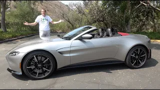 The 2021 Aston Martin Vantage Roadster Is a $200,000 Luxury Sports Car