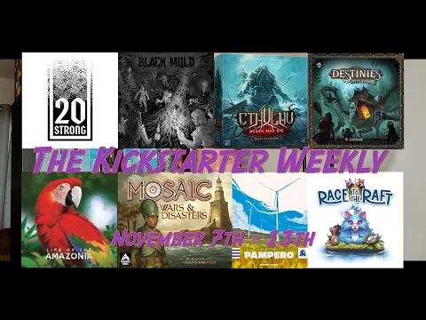 The Kickstarter Weekly, November 7th - 13th