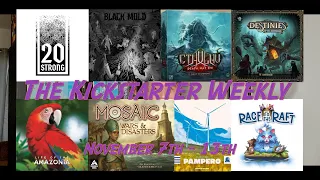 The Kickstarter Weekly, November 7th - 13th