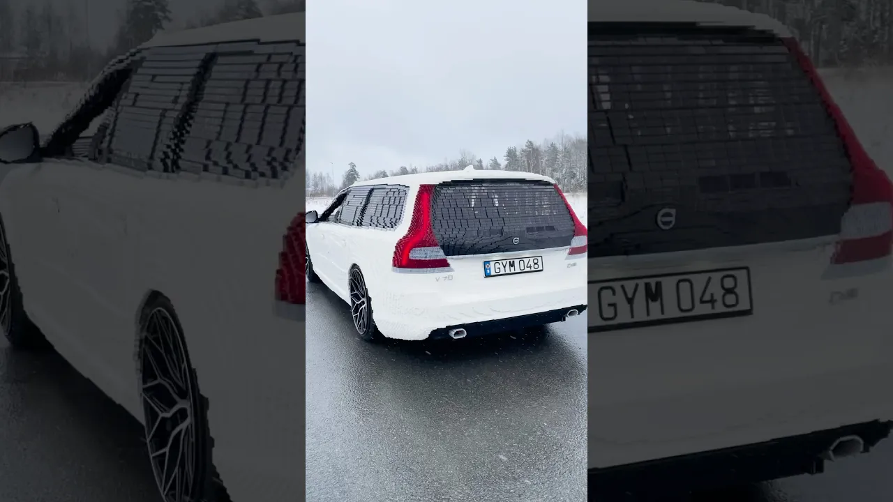 A Full-Sized LEGO Volvo! 🤯 #volvo #cars #lego