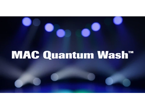 Product video thumbnail for Martin MAC Quantum Wash Moving Head LED Light