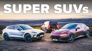 Who makes the best super SUV? Ferrari, Aston Martin or Land Rover...