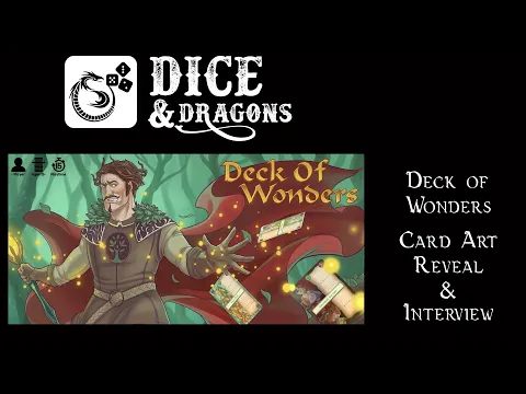 Dice and Dragons - Deck of Wonders Poison Toad Card Art Reveal and Interview