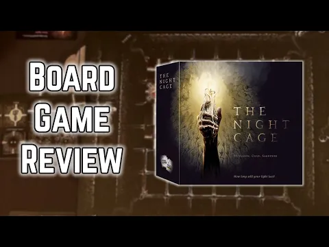 Co-op survival horror with great art and solid mechanics - The Night Cage (Board Game Review)