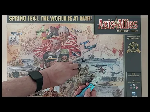 Renegade Studios Axis & Allies 1941 Anniversary Edition UNBOXED!