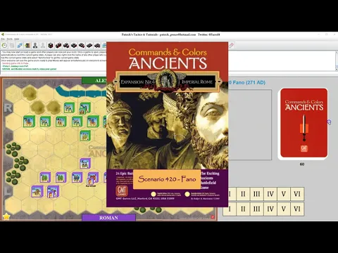 Commands & Colors: Ancients Tutorial Playthrough - Scenario 420 Fano