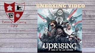 Uprising Curse of the Last Emperor Board Game Unboxing