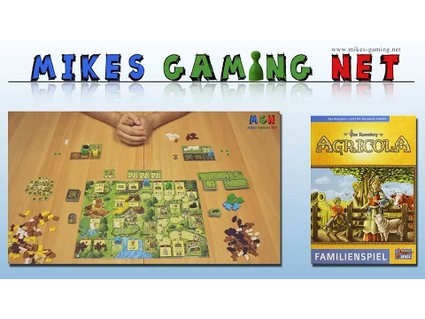 Mikes Gaming Net: Agricola - Familienspiel - Video instructions (German)