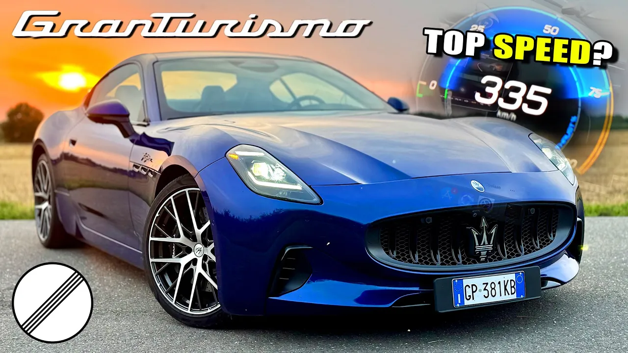 FINALLY HITTING TOP SPEED?? in the 761HP MASERATI GRANTURISMO EV // REVIEW on AUTOBAHN