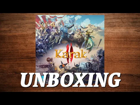 Unboxing: Karak II from @ALBIceskarepublika