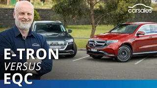 Audi e-tron 50 quattro v Mercedes-Benz EQC400 4MATIC 2020 Comparison Test @carsales.com.au