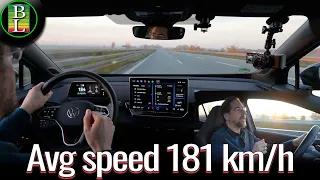 Volkswagen ID.5 GTX Autobahn Test – Top Speed 180 km/h, Consumption & Battery Drain!