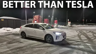 Hyundai Ioniq 28 kWh degradation test after 9 years/207k km