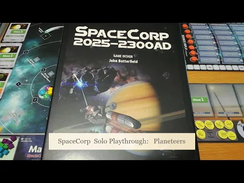Space Corp (GMT Games): Planeteers Era Solo Playthrough - Diagonal Move
