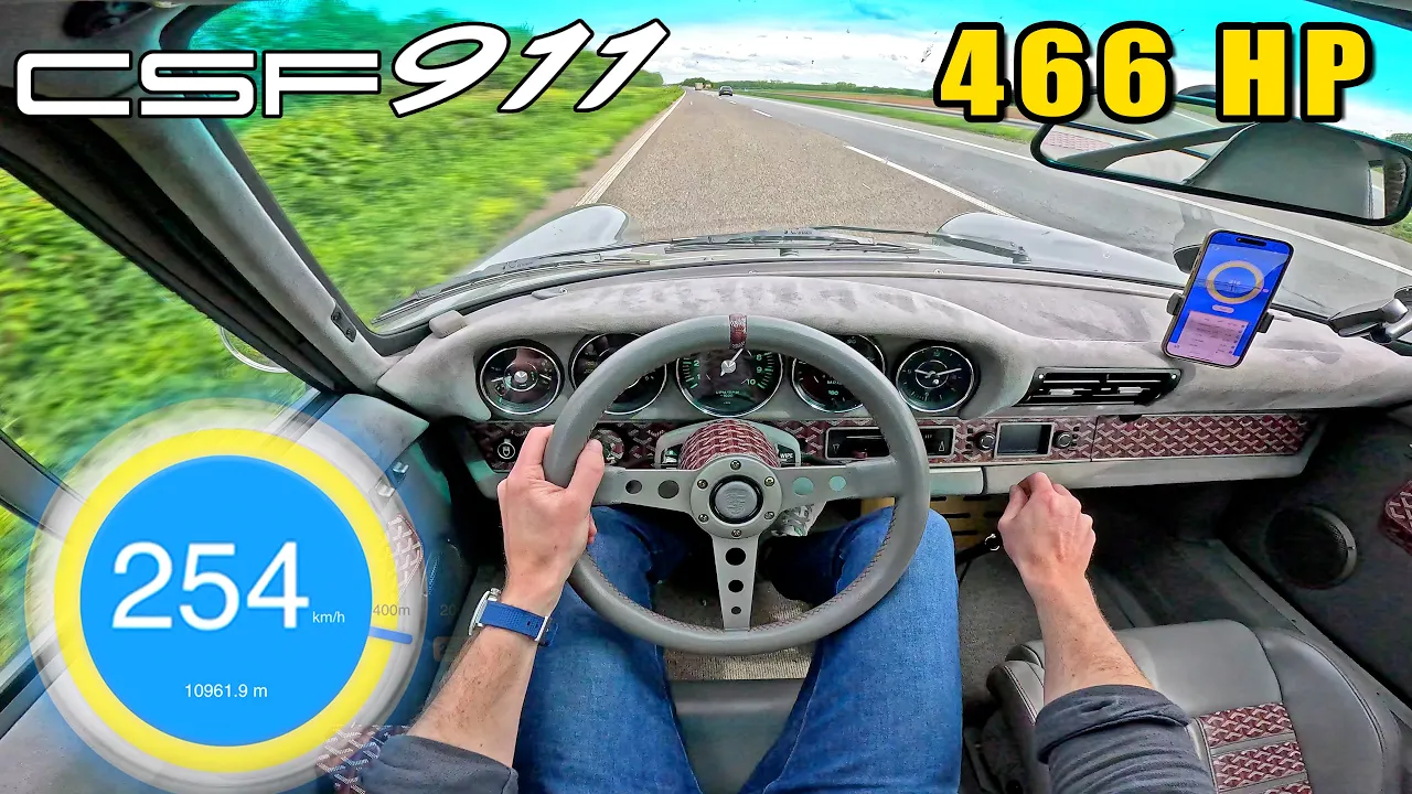 $500,000 RESTOMOD on the AUTOBAHN! | PORSCHE 911 CSF RSR by @CSFracing