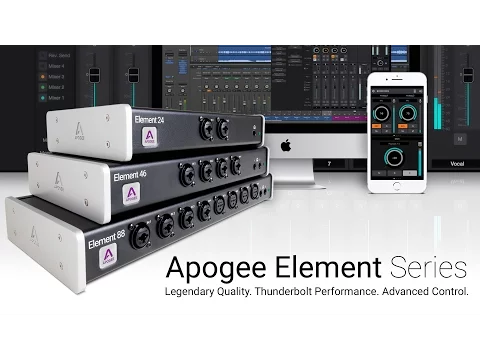 Product video thumbnail for Apogee Element 46 Thunderbolt Audio Interface
