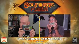 Solforge Fusion - Opening First Kickstarter Boosters - Crit Camp