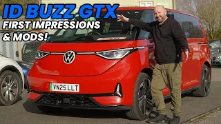 VW ID Buzz GTX LWB first impressions! Real-world range, spec & modifications already?!