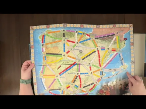 Ticket To Ride Iberia & South Korea Expansion - Map Collection 8 - Board Game Unboxing & Reboxing