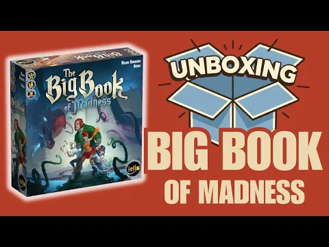 Big Book of Madness Board Game Unboxing
