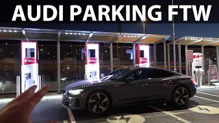 Audi e-tron GT getting 173 kW from 150 kW ABB charger