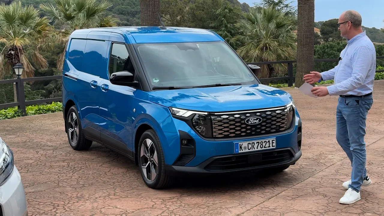 Prøvekjøring av Ford E-Transit Courier
