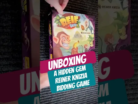 Unboxing Reiner Knizia’s Reif Für Die Insel, a Hidden Gem Bidding Board Game!