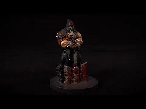 Six Minute Mini - Painting the Executioner from Village Attacks