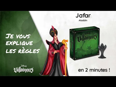 Je vous explique les règles de JAFAR - VILLAINOUS en moins de 2 minutes!