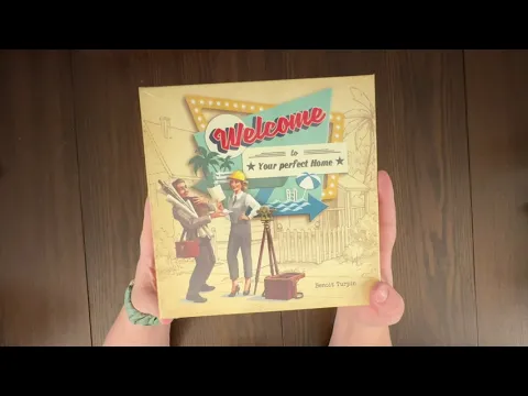 Welcome to... your perfect home - Unboxing & Reboxing Roll & Write Card Game