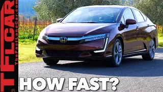 How Quick is the 2018 Honda Plug-in Hybrid/Fuel Cell/EV Clarity?  First Drive Review