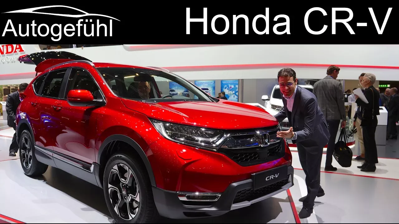 Honda CR-V REVIEW all-new CRV generation 2019 2018 @ Geneva Motor Show - Autogefühl