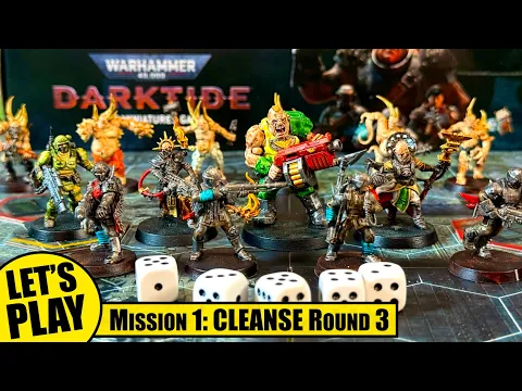 WARHAMMER 40,000 DARKTIDE the Miniatures Game - Mission 1 Round 3 of 3 CLEANSE