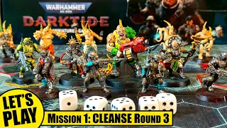WARHAMMER 40,000 DARKTIDE the Miniatures Game - Mission 1 Round 3 of 3 CLEANSE