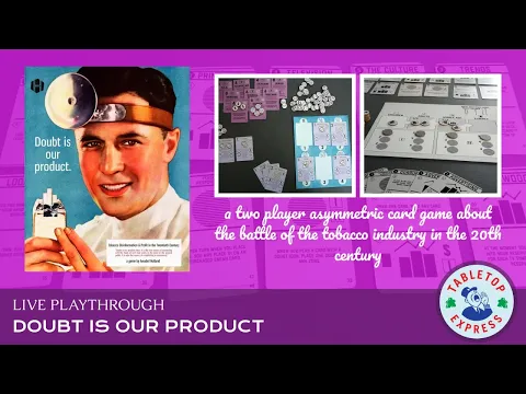 Doubt is Our Product - LIVE Board Game Teach & Playthrough