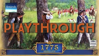 1775: Rebellion Board Game | Playthrough