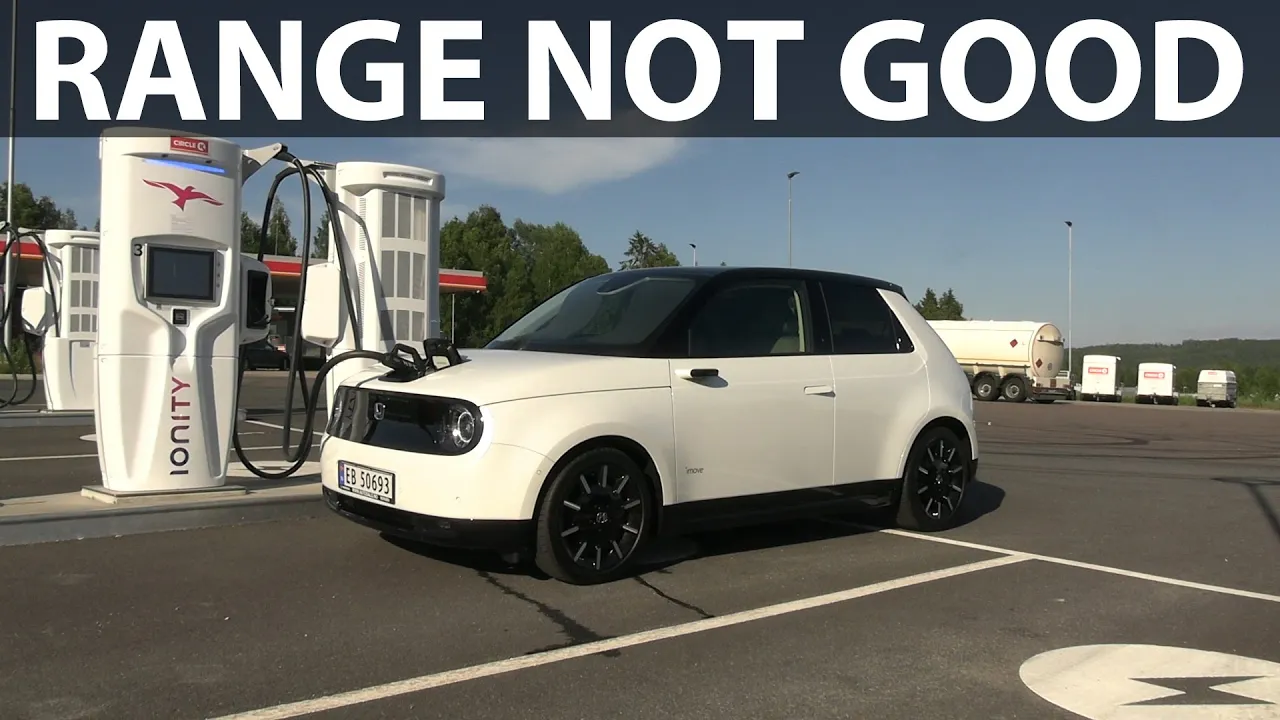 Honda e range test
