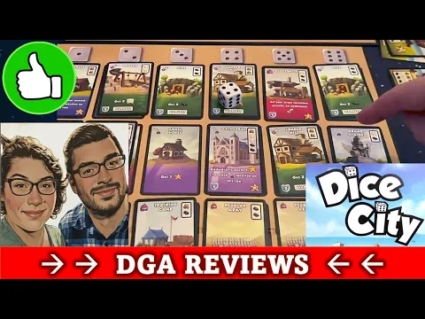 DGA Reviews Board Games: Dice City (Cozy Game Day)