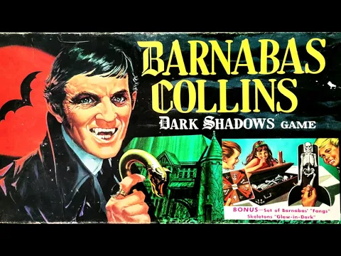 Board Game Archaeology #103 Barnabas Collins Dark Shadows Game by Milton Bradley 1969