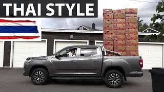 Maxus eT90 banana box test