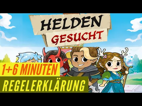 Helden gesucht Regeln Anleitung Kartenspiel Brettspiel Familienspiel