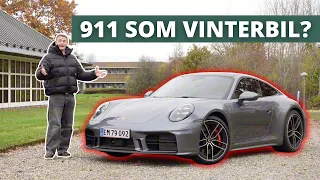 Kan man bruge en 911'er som vinterbil? Porsche 911 (992.2) TEST