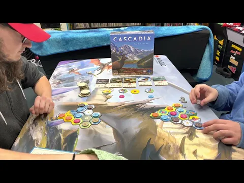 Cascadia board game playthrough