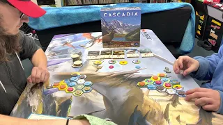 Cascadia board game playthrough