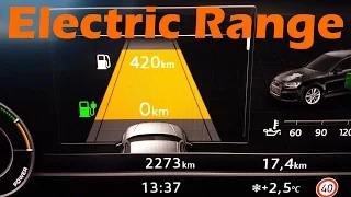 2017 Audi A3 E-Tron Pure Electric Range