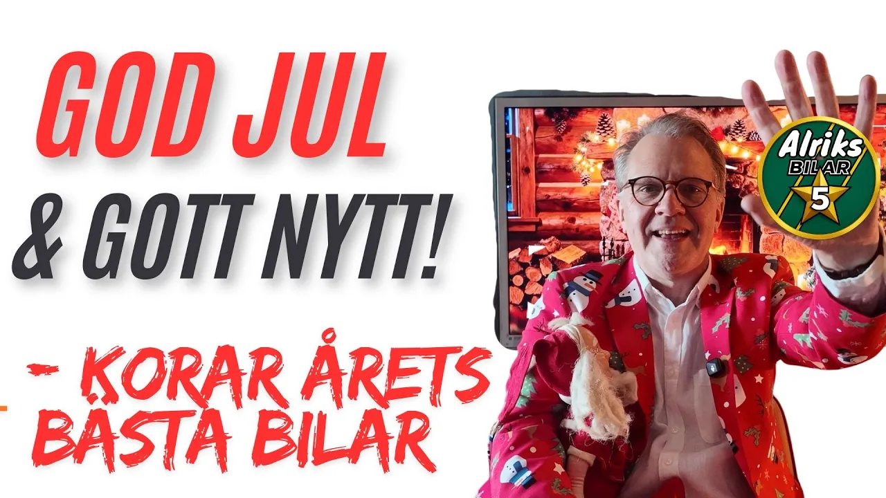 God Jul och Gott nytt! Korar årets bästa bilar!