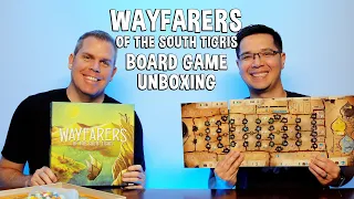 Unboxing Wayfarers of the South Tigris - Land and Star Mapping Board Game