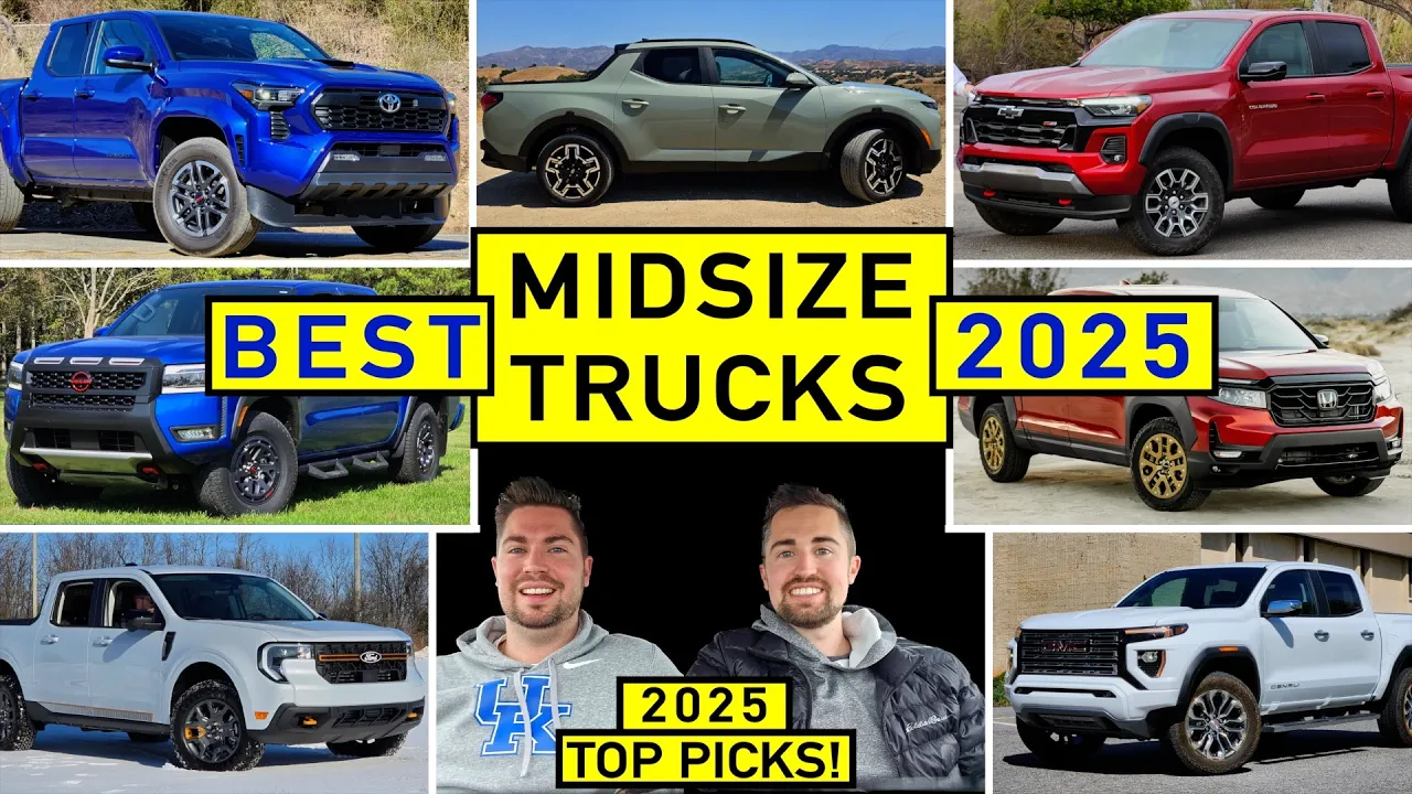 BEST Affordable Trucks for 2025 -- Our TOP Compact & Midsize Trucks After Reviewing ALL of Them!