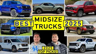BEST Affordable Trucks for 2025 -- Our TOP Compact & Midsize Trucks After Reviewing ALL of Them!